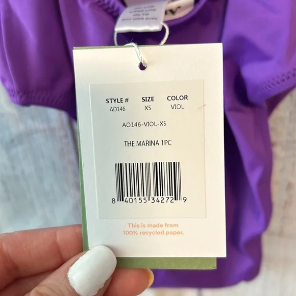 NWT Andie Swim The Marina One Piece - Picture 4 of 8